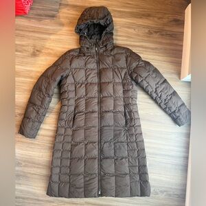 Like New Patagonia W’s Down With It Parka (brown, size L)